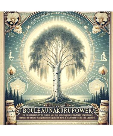 NAKURU | Birch | NAKURU Power | Made in France | The Tree of Wisdom! | (120 Capsules of 305mg/Net Weight: 36.5g) - Buy Online on GoSupps.com
