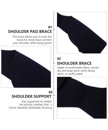 Milisten Double Shoulder Support Brace | Warm Compression Sleeve for Rotator Cuff Relief - International Shipping Available - Buy Online on GoSupps.com