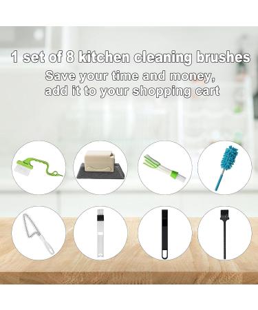 Groove Cleaning Tools Hand-held Groove Gap Cleaning Tools Door Window Track Kitchen Cleaning Brushes Wear-Resistant Gap Cleaner Household Cleaning 8 - Buy Online on GoSupps.com