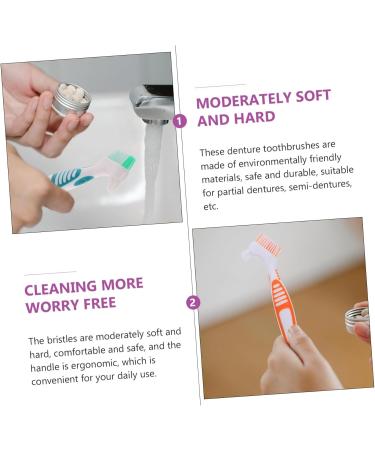 Shop Minkissy 28-Piece Toothbrush & Cleaning Brush Set - Ideal for Household Denture Care | Soft Fur & Nylon Bristles for Effective Cleaning - Buy Online on GoSupps.com