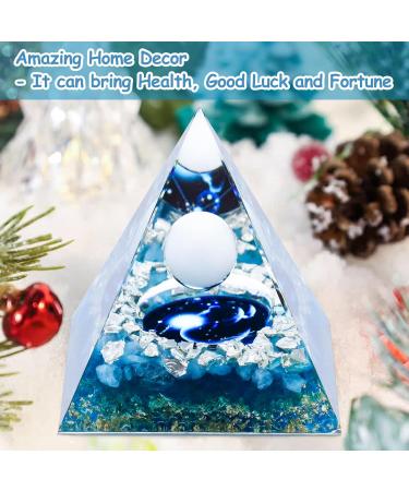 Capricorn Zodiac Orgone Pyramid - Healing Crystal for Positive Energy, Yoga, Meditation, and Stress Reduction - Buy Online on GoSupps.com