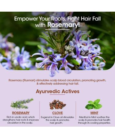 Rosemary Anti Hair Fall Scalp Serum | Mint & Clove Oil | 50ml for Women & Men - Stop Hair Loss & Promote Growth - Buy Online on GoSupps.com