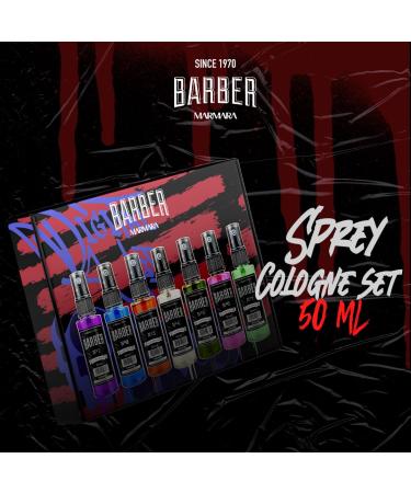 Marmara Barber Cologne - Best Choice of Modern Barbers and Traditional Shaving Fans Travel Size (50 ml Travel Set) 0.24 Fl Oz (Pack of 7) Travel Set - Buy Online on GoSupps.com