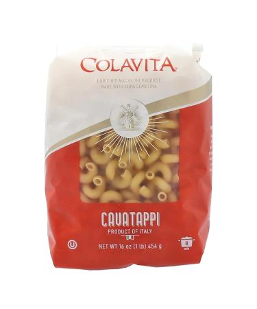 Colavita Cavatappi Pasta 6 Pack - 100% Durum Wheat Semolina, Authentic Italian Pasta (6x1 lb. Bags) - Buy Online on GoSupps.com