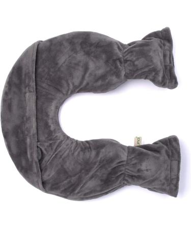 Premium Neck & Shoulder Hot Water Bottle - 2L PVC with Fleece Cover Velcro Fastener BS1970:2012 Certified - Gray - Buy Online on GoSupps.com