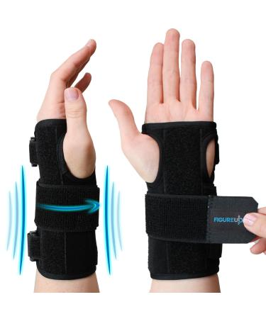 Right Left Hand Carpal Tunnel Wrist Brace for Night Support | Wrist Guard Arm Brace | Hand Brace & Wrist Splint | Forearm Support for Carpal Tunnel Relief & Wrist Tendonitis Pain Relief