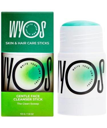 Travel-Friendly Face Cleanser Stick | Vegan Cruelty-Free Sulfate & Paraben Free - Gentle Hydrating Makeup Remover for All Skin Types - Buy Online on GoSupps.com