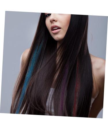 FRCOLOR 4 Sets Hair Extensions Hair Extensions Clips Hair Tinsel Hair Accessories for Women Crochet Sets Hair Tinsel Kit Hair Tinsel Strands Braid Hair Tinsel Tinsel - Buy Online on GoSupps.com