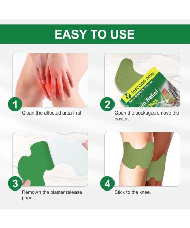 Pain Relieving Patch for Knee, Back, Neck, Shoulder & Muscle Soreness - 10 Hour Relief - 24 Count - Buy Online on GoSupps.com