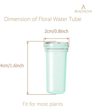 BEADNOVA Floral Water Tubes 1.6 Inch (Green, 20 Pcs) - Flower Vials for Flower Arrangement - Buy Online on GoSupps.com