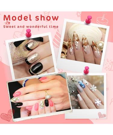 Lusofie 8Pcs Nail Clean Up Brush Set for Gel and Acrylic Nails - Oval Flat Brushes for Home and Salon Use - Buy Online on GoSupps.com