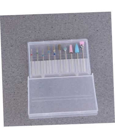 nail nail art kit polisher tool Tungsten steel drill set alloy grinding head manicure kit nail drill manicure set dedicated nails drill bits clean nail grinding head drill - Buy Online on GoSupps.com