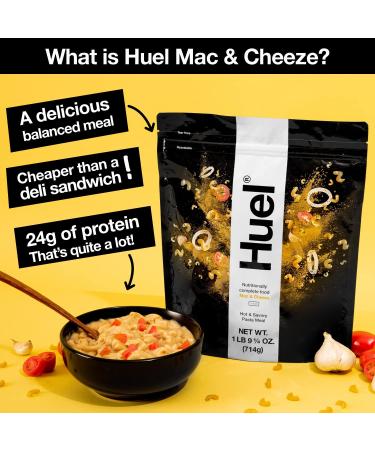 Huel Hot and Savory Mac Cheeze Instant Meal Replacement - 14 Scoops, 25.1856 oz - Buy Online on GoSupps.com