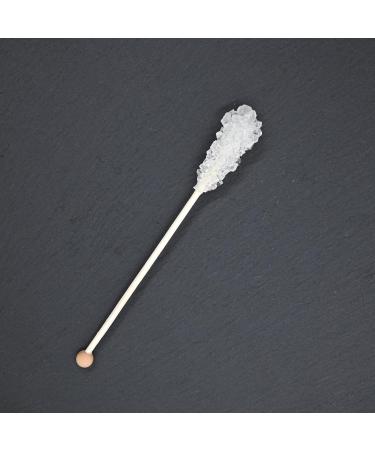 SIVIFOOD Rock Sugar Sticks - Natural Crystal Sugar on a Stick (10 Pieces) | Gourmet Sweetener for Tea & Desserts - Buy Online on GoSupps.com