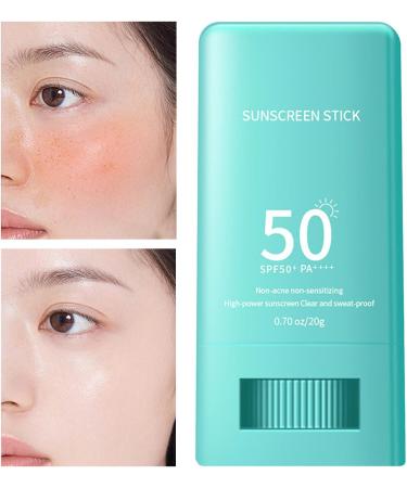 Sunscreen Stick - 20g Sun Stick SPF 50+ Sun Block Stick For Face Sun Cream For Outdoor Sports Lightweight Water-Resistant Sunscreen Moisturizing Sunscreen For Oily Sensitive And Dry Skin - Buy Online on GoSupps.com