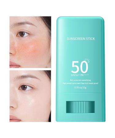 Sun Cream Stick Mineral Sunscreen Stick Sun Cream Kit Sunscreen Stick for Sensitive Skin Face & Body Sunscreen with Zinc Oxide & Vitamin E No White Non-Comedogenic &