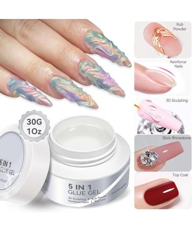 3D Nail Gel - 1.97x1.77x2.48 Inches 30ml Strong Sculpting Glue 3D Sculpting Gel | UV/LED Curing Adhesive for Nail Extensions Manicure Kit for Beginners - Buy Online on GoSupps.com