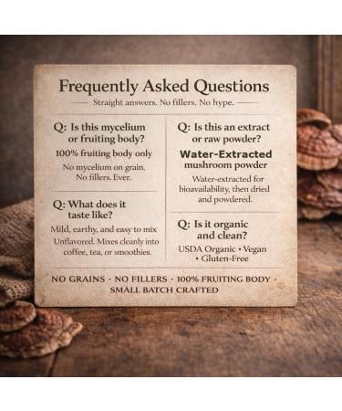 Appalachian Shroomery Reishi Mushroom Extract Powder | 100% Fruiting Bodies | Water-Extracted | Vegan | No Grains No Fillers - Buy Online on GoSupps.com