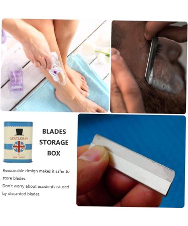 Stahad 2St Blade Storage Box - Razor Blade Dispenser & Sound Storage Container 2pcs 7.6x7.6cm - Secure & Removable for International Shipping - Buy Online on GoSupps.com