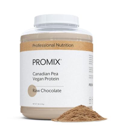 Promix Plant-Based Vegan Protein Powder, Raw Chocolate - 5lb Bulk - Pea Protein & Vitamin B-12 - ­Post Workout Fitness & Nutrition Shakes, Smoothies, Baking & Cooking Recipes - Gluten-Free Chocolate 5 Pound (Pack of 1)
