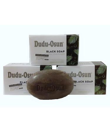 Dudu Osun Classic Soap - 3x150g | Natural African Black Soap for Glowing Skin - International Shipping Available - Buy Online on GoSupps.com