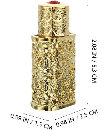 SHERCHPRY 3pcs Metal Essential Oil & Perfume Spray Bottles | Mini Travel Containers for Aromatherapy & Makeup | Elegant Oud & Arabic Perfume Bottle Set - Buy Online on GoSupps.com