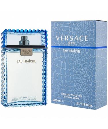 Versace Man Eau Fraiche Eau De Toilette Spray 6.7 Fl Oz Woody Fresh | Men's Fragrance - Buy Online on GoSupps.com