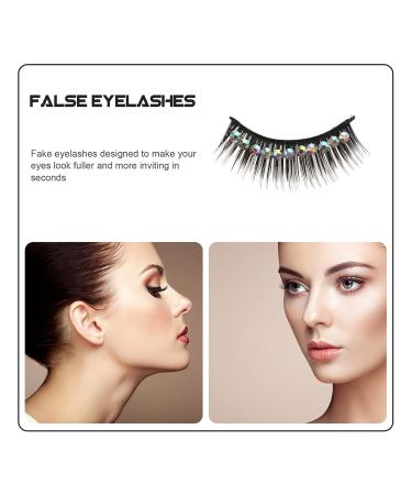 5 Pairs Diamond False Eyelashes - Dramatic 6D Wispy & Fluffy Eye Lashes for Women | Miss Eyeliner Black Fake Lashes - International Shipping - Buy Online on GoSupps.com