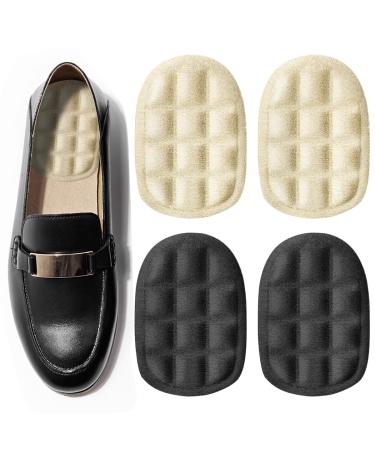 Dr. Shoesert 2 Pairs Heel Pads for Shoes Heel Cushion Inserts for Shock Absorption Heel Pain Relief and Plantar Fasciitis Heel Inserts for Women and Men