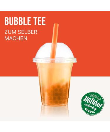 Inspire Food Mango Bubble Tea Pearls - Vegan & Gluten-Free Popping Boba Beads | 100g Tapioca Fruit Pearls for Delicious Bubble Tea - Buy Online on GoSupps.com