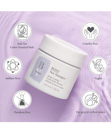 Better Not Younger Silver Lining Purple Butter Masque 6.8 Fl Oz - Revitalize Aging Hair - Buy Online on GoSupps.com