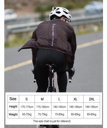INBIKE Light Windproof Jacket - Reflective Breathable Cycling & Running Gear for Men & Women | Summer Sports Outdoor XXL Brown - Buy Online on GoSupps.com