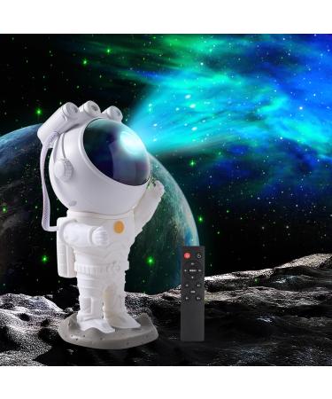 KEWYA Astronaut Projection Lamp Space Warrior Projector Bedroom Starry Galaxy Night Light with Timer and Remote Control 360 Adjustable Room Decoration Christmas Birthday Party Favors