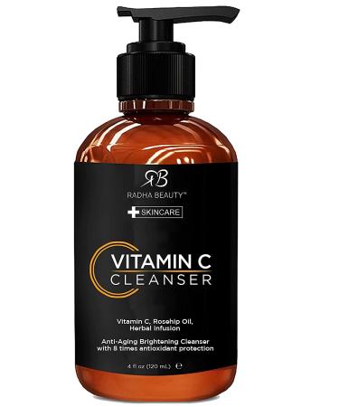 Radha Beauty Vitamin C Facial Care Kit - Anti-Aging 3-in-1 Set for Wrinkles & Dark Spots - Cleanser, Serum, Moisturizer - Day & Night Skincare Set - Buy Online on GoSupps.com