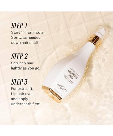 Cuvee Champagne Spray 5 fl oz - Hair Texturizer for Light Hold & Definition - Resveratrol & Ceramides Infused Formula - Color Safe - Pack of 1 - Buy Online on GoSupps.com