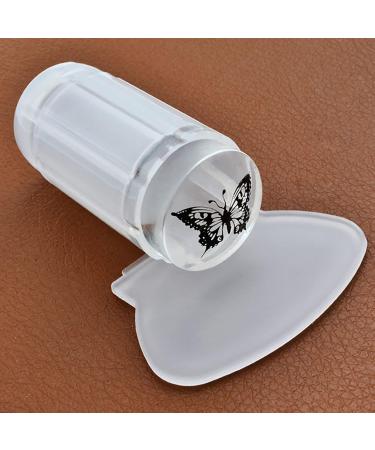 Penny73 Nail Silicone Scraper & 8PCS Nail Art Tools - Clear French Manicure Stamping Set - Buy Online on GoSupps.com