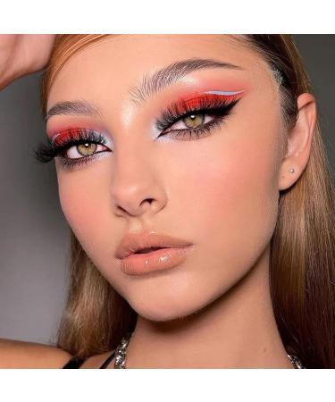 False Eyelashes Faux Mink Fluffy Cat Eye Lashes 3D Dramatic Natural Eyelash Wispy Curly Full Volum 10 Pairs Charming - Buy Online on GoSupps.com