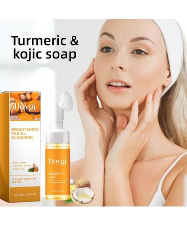 EIVJEC 1PCS Turmeric Facial Cleanser Turmeric Face Wash Suitable for All Skin Types - Buy Online on GoSupps.com