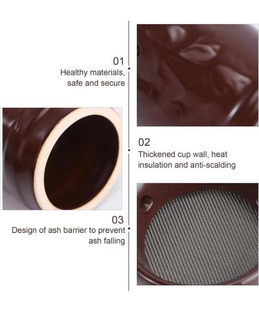 Exceart Handheld Ceramic Moxibustion Jar - Chinese Household Appliance for Acupuncture & Moxibustion Therapy - Buy Online on GoSupps.com