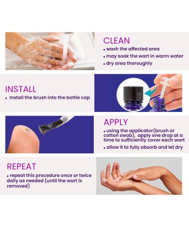 KRONA Fast Acting Liquid Gel Maximum Strength for Plantar Wart Genital Wart Corn Common Wart Calluses - 0.5 Fl Oz - Buy Online on GoSupps.com