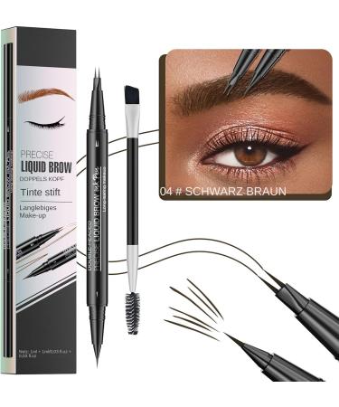 Eyebrow pencils for women waterproof double head cosmetic pencil with 2 fork tips eyebrow pencils for girls for permanent styling shaping defining blackbrown 1 piece 1er Pack - Buy Online on GoSupps.com