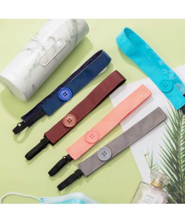 10-Piece Button Headbands - Non-Slip Elastic Ear Protection Holder for Women | Lively Color Head Wrap for Yoga and Sports - Buy Online on GoSupps.com