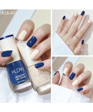 TBeautfave Creamy White Nail Varnish Quick Dry & Long Lasting Nail Varnish Pastel Nail Polish Non-Toxic Water Based Formula Natural Nail Polish for DIY Nail Art No Need Cure CreamyWhite - Buy Online on GoSupps.com