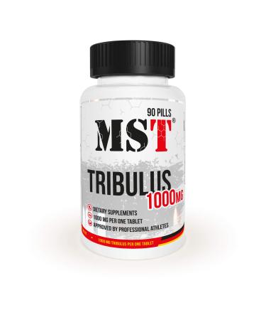 MST Tribulus 1000mg - 90 tablets | tribulus terrestris high dose | 1000 mg per tablet | Natural testosterone booster |