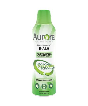 Aurora Nutrascience Mega-Liposomal R-Alpha Lipoic Acid Organic Fruit Flavor 750 mg 16 fl oz (480 ml)