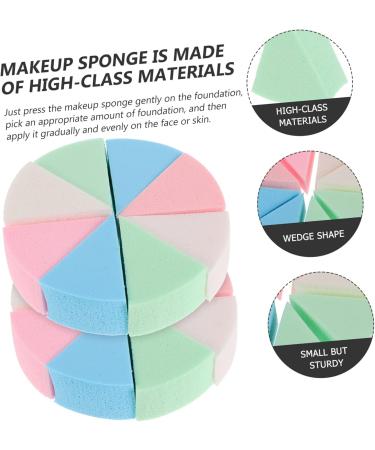 FRCOLOR 8 Sets Triangular Sponge Touch Mixer Mini Makeup Applicators Portable Mixer Mini Blender Body Tool Powder Puff Face Pads Latex Sponge Puff Emulsion Dry Touch - Buy Online on GoSupps.com