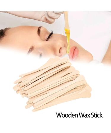 50PC Wooden Wax Applicator Sticks for Eyebrows & Face Hair Removal | Professional Quality Wax Spatulas - Buy Online on GoSupps.com