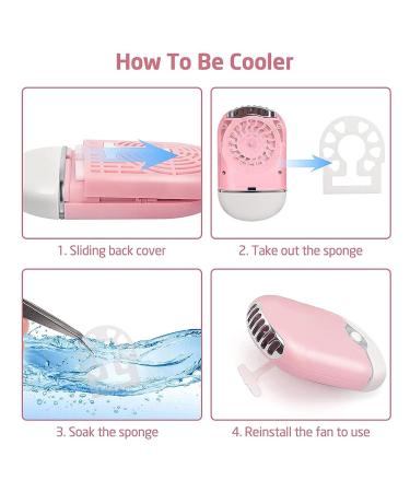 Dewin Eyelash Hair Dryer & Fan - Portable USB Mini Fan for Quick-Drying Eyelash Extensions - Pink - Buy Online on GoSupps.com