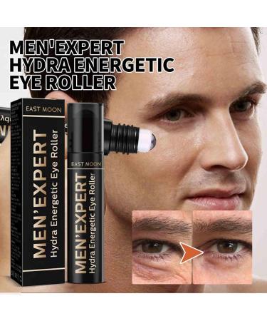 Men's Eye Cream & Serum Set | Hydrating Vitality Roller for Dark Circles | 2pcs - Buy Online on GoSupps.com