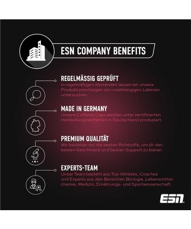 Buy ESN Caffeine Caps (2x120 Capsules) | High-Dose Vegan Caffeine (200mg) | Tested Quality Made in Germany | International Shipping Available - Buy Online on GoSupps.com